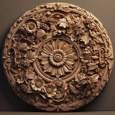 Patterns and decorations stl ornate 2 3d model